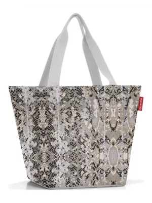 Kézitáska REISENTHEL SHOPPER M KÍGYÓ HOMOK
