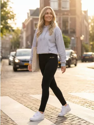 Női leggings ALTISPORT KUBEA FEKETE