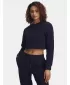Női pulóver UNDER ARMOUR ICON TERRY VARSITY CREW KÉK