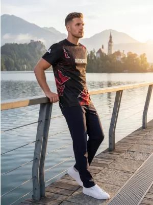 Prémium férfi szabadidő ing ALTISPORT VOJ/ALM123TR06 FEKETE-PIROS