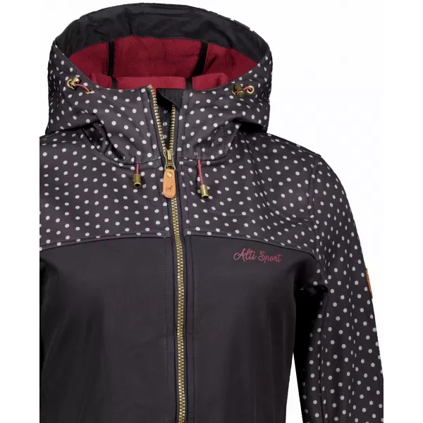  Női softshell dzseki ALTISPORT GEMEE FEKETE 