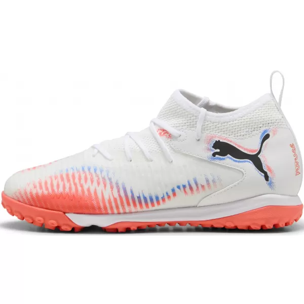  Futballcipők PUMA FUTURE 8 MATCH TT + MID JR 10861601 WHITE/ FEHÉR/PUMA FEKETE/VILÁGÍTÓ VÖRÖS 