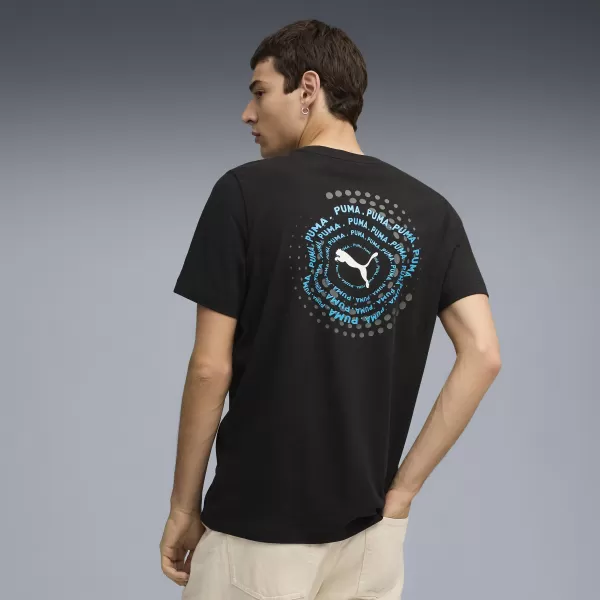  Férfi póló PUMA GRAPHIC EXECUTION TEE 68804201 PUMA FEKETE 