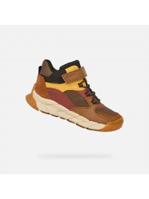 Fiú bokacsizma GEOX FLEXYPER PRO BOY B J56NBA0ME22C6FN6 BARNA