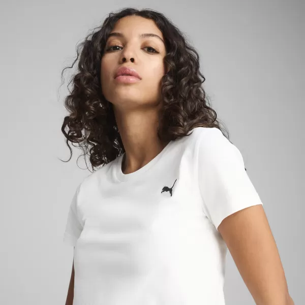 Ing PUMA WARDROBE ESS BABY TEE 62974502 PUMA FEHÉR 