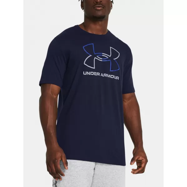  Férfi póló UNDER ARMOUR UA GL FOUNDATION UPDATE SS 1382915-410 KÉK 
