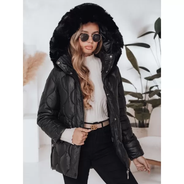  Női kabát DSTREET TY5016 FEKETE 