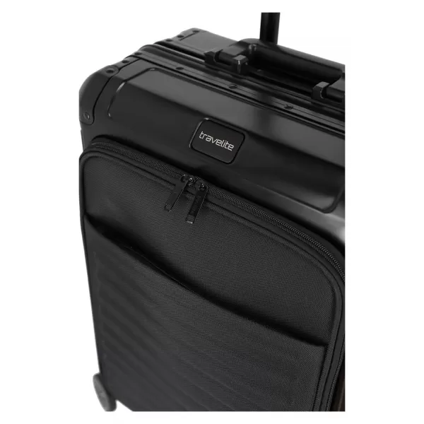  Bőrönd TRAVELITE NEXT 4W S FRONT POCKET FEKETE 