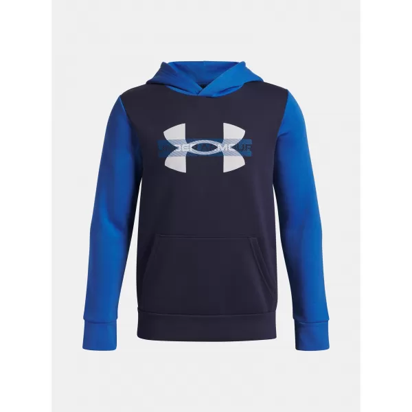  Fiú pulóver UNDER ARMOUR UA RIVAL FLC CBLCK GRPHC HD 6004994-402 KÉK 