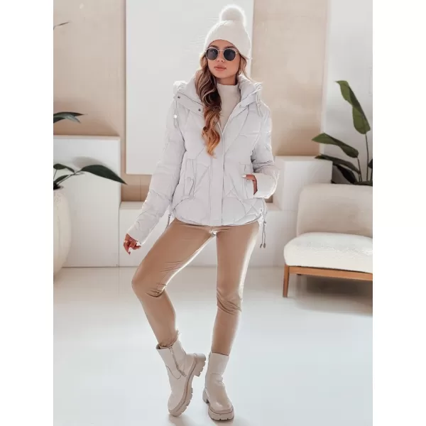  Női kabát DSTREET TY5042 FEHÉR 