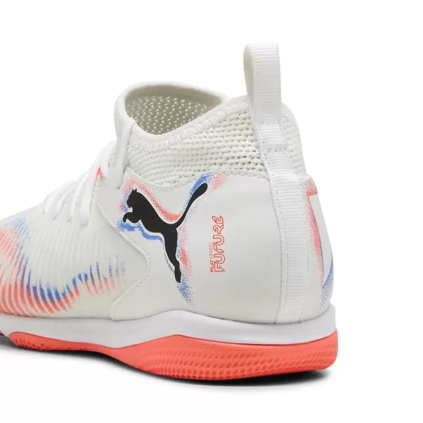  Futballcipők PUMA FUTURE 8 MATCH IT + MID JR 10861701 WHITE/ FEHÉR/PUMA FEKETE/VILÁGÍTÓ VÖRÖS 