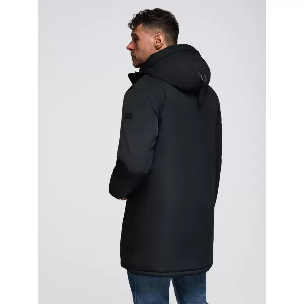  Kabát OMBRE OM-JAFL-0109 FEKETE 