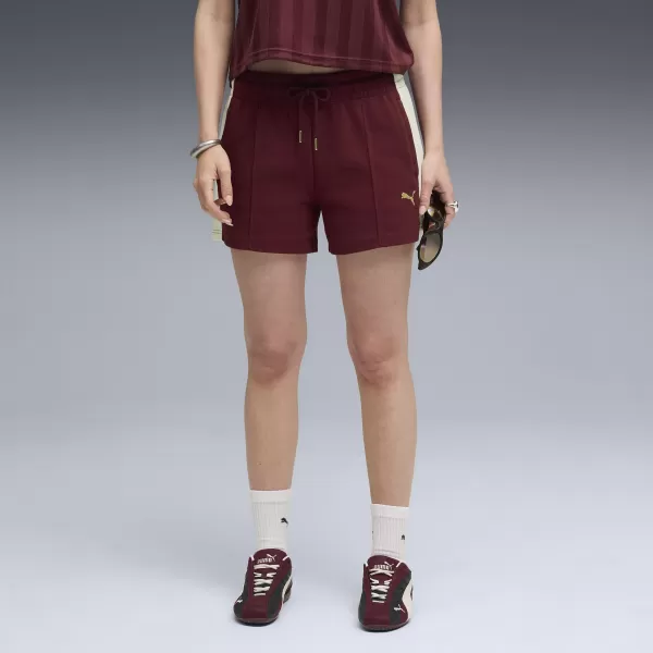  Hölgyek rövidnadrágja PUMA T7 PINTUCK SHORTS 4' 63213996 RUBIN CSILLOGÁS 
