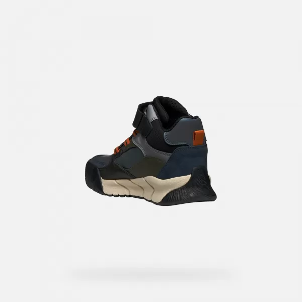  Fiú bokacsizma GEOX FLEXYPER PRO BOY B J56NBA0ME22C0033 SÖTÉTKÉK 