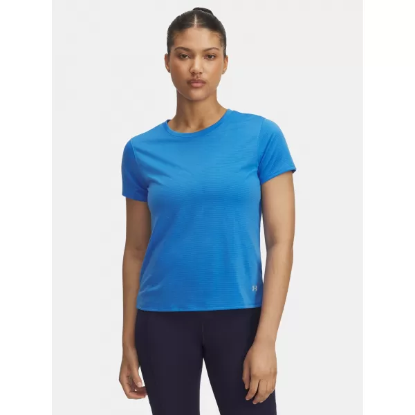  Női póló UNDER ARMOUR UA LAUNCH SHORTSLEEVE 1382434-402 KÉK 