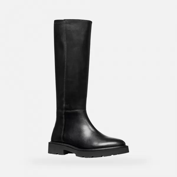  Női csizma GEOX NORIZE G009515 FEKETE 