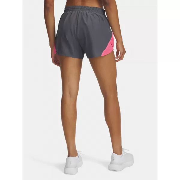  Női rövidnadrág UNDER ARMOUR UA FLY BY 3 SHORTS 1382438-027 SZÜRKE 