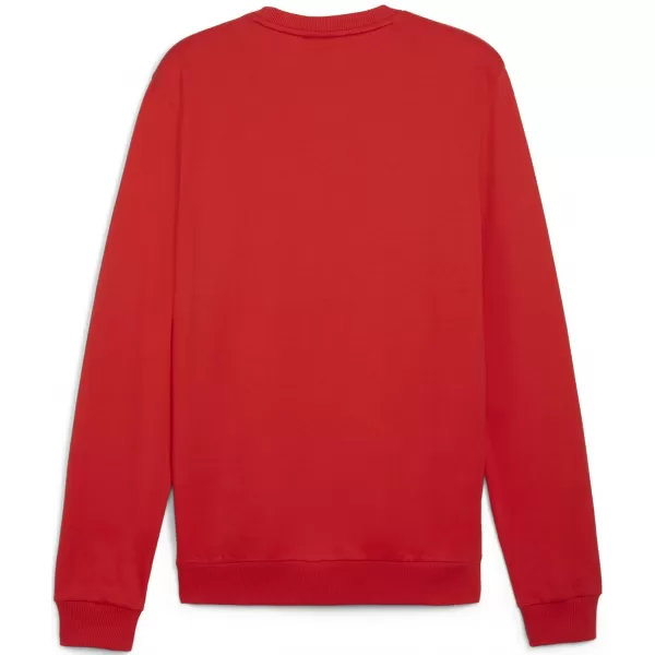  Férfi pulóver PUMA TEAMGOAL CASUALS CREW NECK S 658592_01 PUMA PIROS/PUMA FEHÉR 