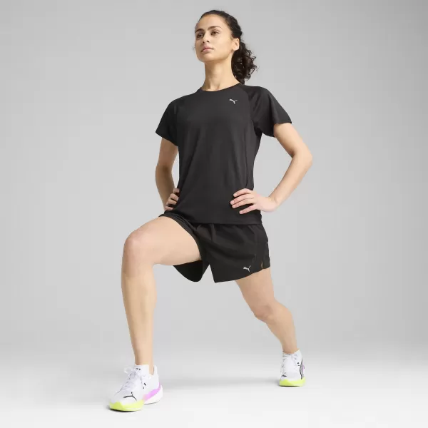  Ing PUMA W RUN VELOCITY TEE (POLY) 52657801 PUMA FEKETE 