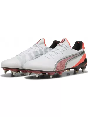Férfi labdarúgó csizma PUMA KING ULTIMATE MXSG 10881701 PUMA FEHÉR/PUMA EZÜST