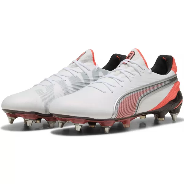  Férfi labdarúgó csizma PUMA KING ULTIMATE MXSG 10881701 PUMA FEHÉR/PUMA EZÜST 
