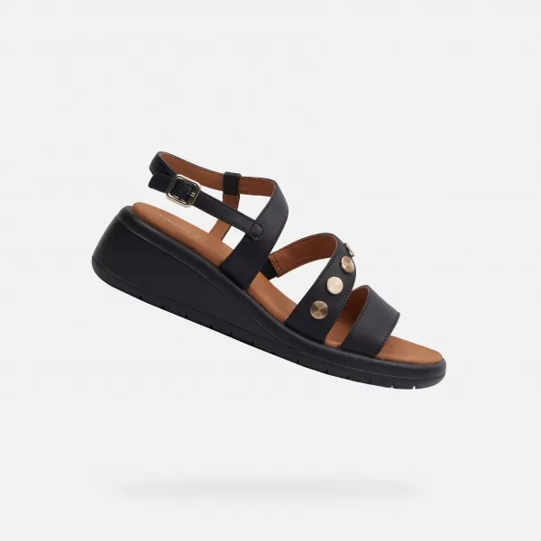  Női szandál GEOX MELICONIA G000972 FEKETE 