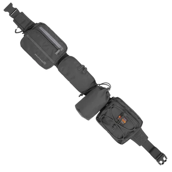  Öv PENTAGON ALISSOS UTILITY BELT K16106 FEKETE 