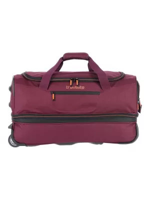 Táska TRAVELITE BASICS WHEELED DUFFLE S BURGUNDIA