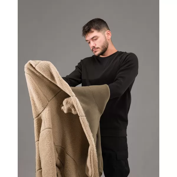  Polár pulóver PENTAGON IANOS SHERPA 2 K09057 RAL7013/FEKETE 