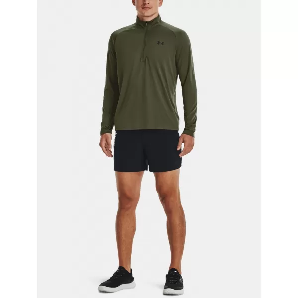  Férfi póló UNDER ARMOUR UA TECH 2.0 1/2 ZIP 1328495-392 ZÖLD 