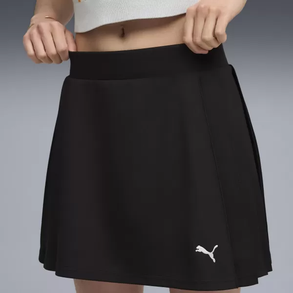  Női szoknya PUMA WARDROBE ESS PLEATED SKIRT 63204601 PUMA FEKETE 