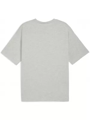 Férfi póló PUMA M GRAPHIC OVERSIZE TEE 52762604 VILÁGOSSZÜRKE HANGA