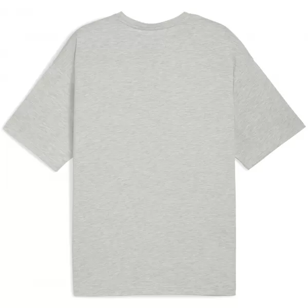  Férfi póló PUMA M GRAPHIC OVERSIZE TEE 52762604 VILÁGOSSZÜRKE HANGA 