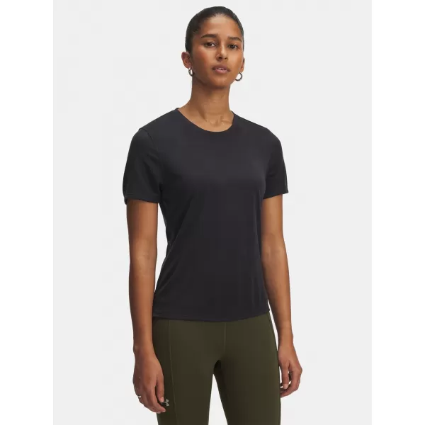  Női póló UNDER ARMOUR UA LAUNCH JACQUARD SS 6005096-004 FEKETE 