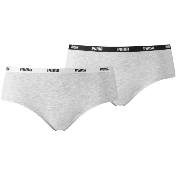  Bugyi PUMA WOMEN HIPSTER 2P PACK 90785205 SZÜRKE/SZÜRKE 