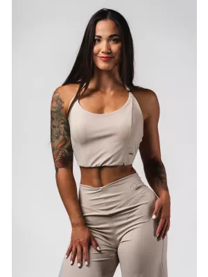 Deni x Sports tank top 309 CREAM Nebbia