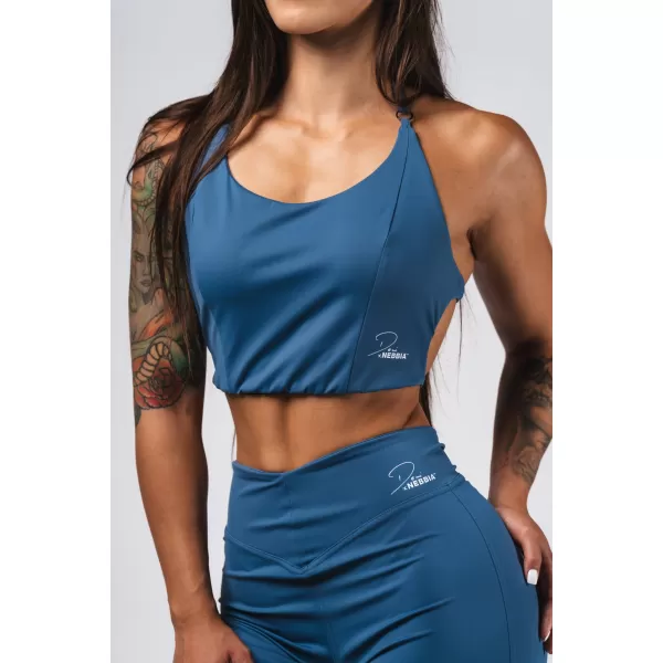  Deni x Sports tank top 309 BLUE Nebbia 