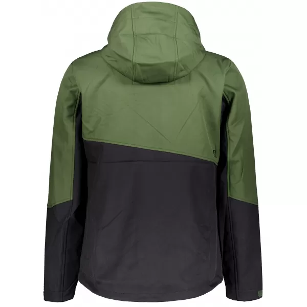  Férfi softshell dzseki ALTISPORT GAN KHAKI/FEKETE 