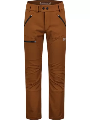 Férfi softshell nadrág NORDBLANC THORN NBFPM8266 BARNA
