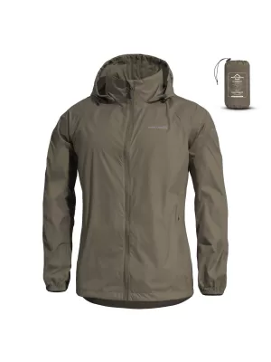 Női kabát PENTAGON CLOUDBURST PACKABLE WOMENS RAIN JACKET K07020 BARNA SZÜRKE