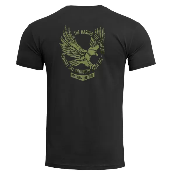  póló PENTAGON AGERON EAGLE K09012 FEKETE 