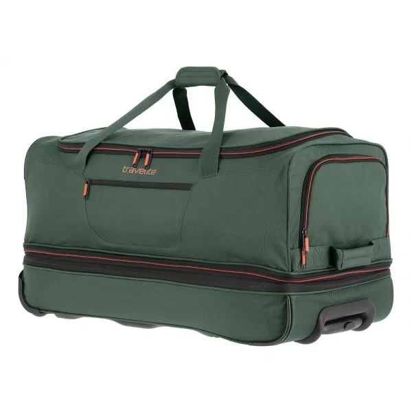  Táska TRAVELITE BASICS WHEELED DUFFLE L SÖTÉTZÖLD 
