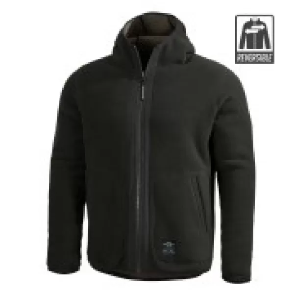  Polár pulóver PENTAGON IANOS SHERPA 2 K09057 RAL7013/FEKETE 
