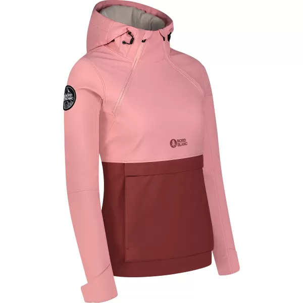  Női softshell anorák NORDBLANC NBWSL8275 VILÁGOS RÓZSASZÍN 