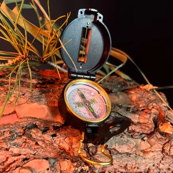  Iránytű PENTAGON WANDERER COMPASS D19029 FEKETE 