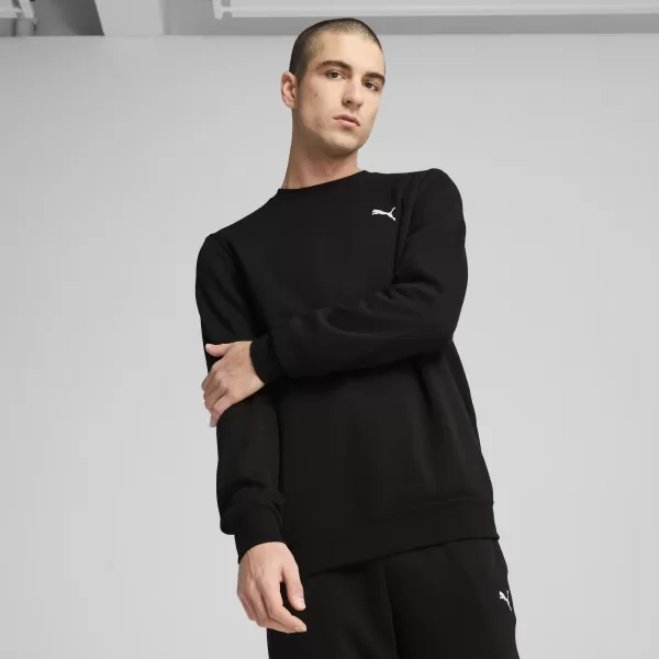  Férfi pulóver PUMA ESS CREW FL 68256601 PUMA FEKETE 