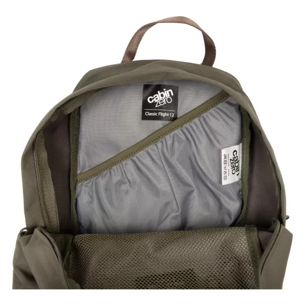  Hátizsák CABINZERO CLASSIC FLIGHT 12L GRÚZ KHAKI 