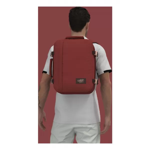  Hátizsák CABINZERO CLASSIC 28L VÖRÖS SANGRIA 