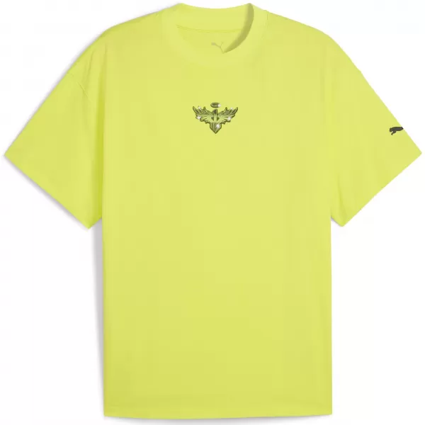  Férfi póló PUMA MELO ALWAYZ ON 1 TEE 63075504 CITROMOS SERBERT 