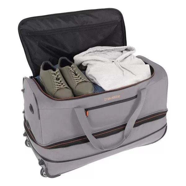 Táska TRAVELITE BASICS WHEELED DUFFLE L SZÜRKE 